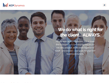 Tablet Screenshot of kcpdynamics.com